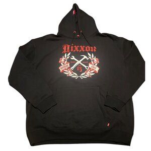 Dixxon Ground Up Customs Mens Black Hoodie 2X Cotton/Poly Blend Graphic Print